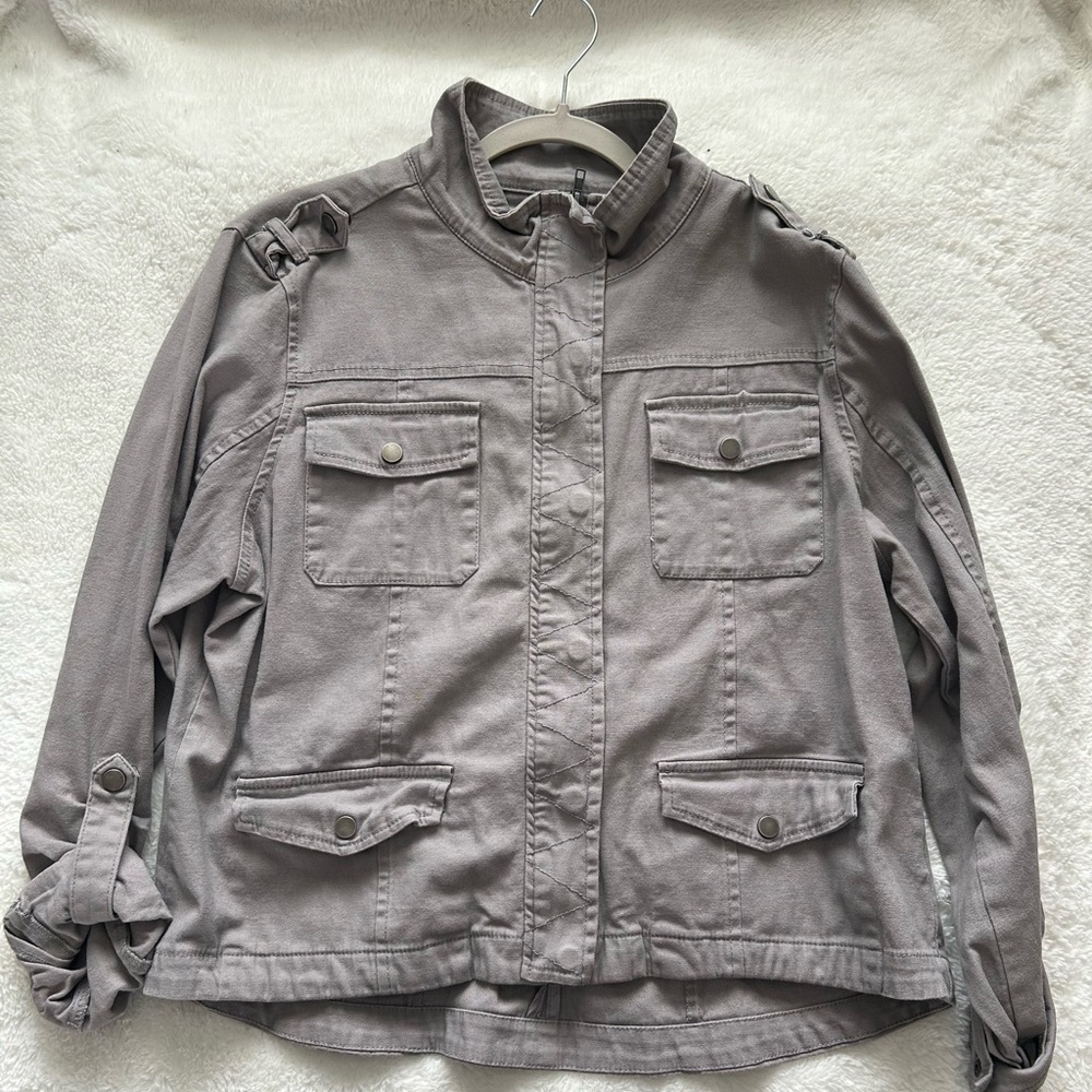 Gray Utility Jacket